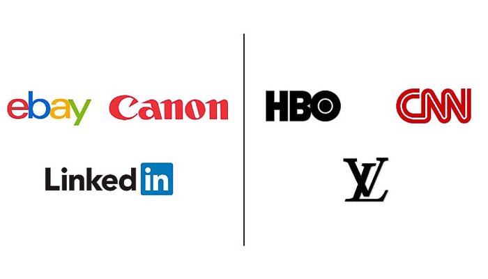 طراحی لوگو با حروف انگلیسی