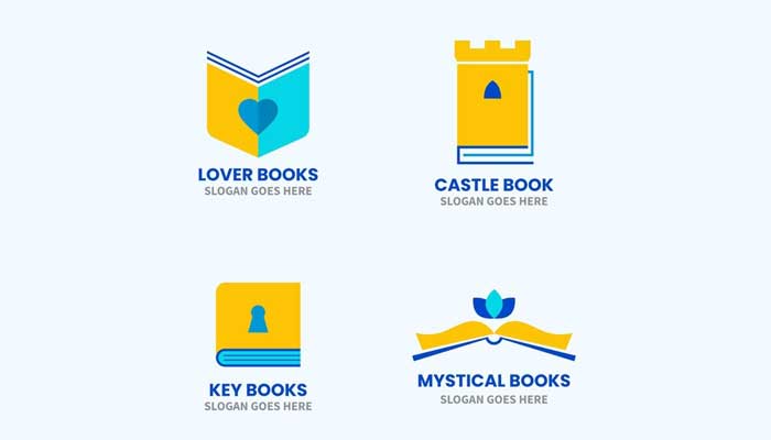 انواع لوگو کتاب