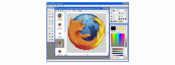 ابزار طراحی آیکون