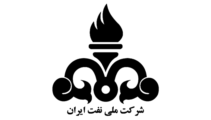 آرم شرکت نفت به صورت سیاه و سفید