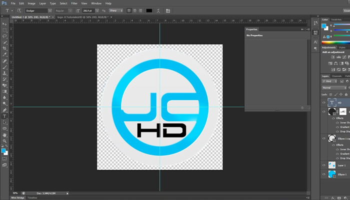طراحی لوگو با فتوشاپ