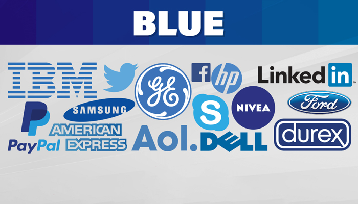 روانشناسی رنگ آبی در برندینگ