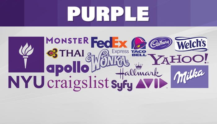 روانشناسی رنگ بنفش در برندسازی