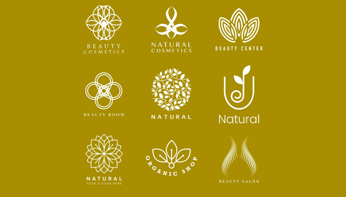 لوگوی لایه باز لوازم آرایشی