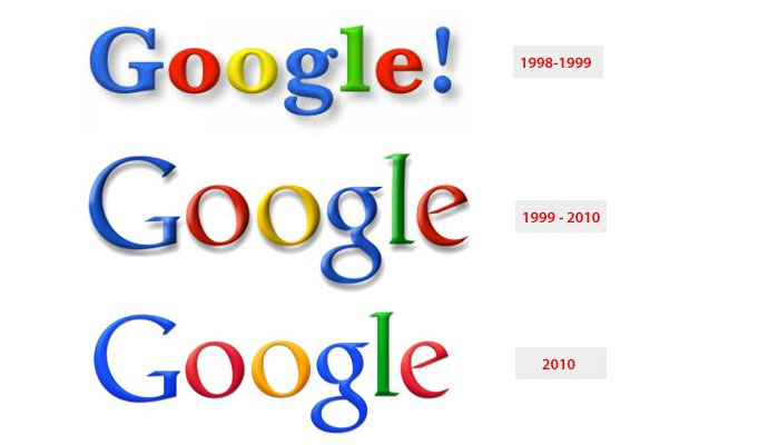 تغییر شکل لوگوی گوگل