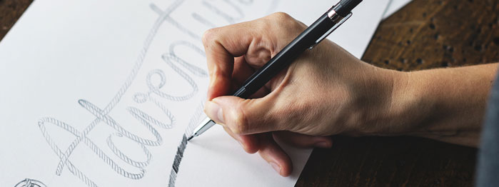 کالیگرافی حروف