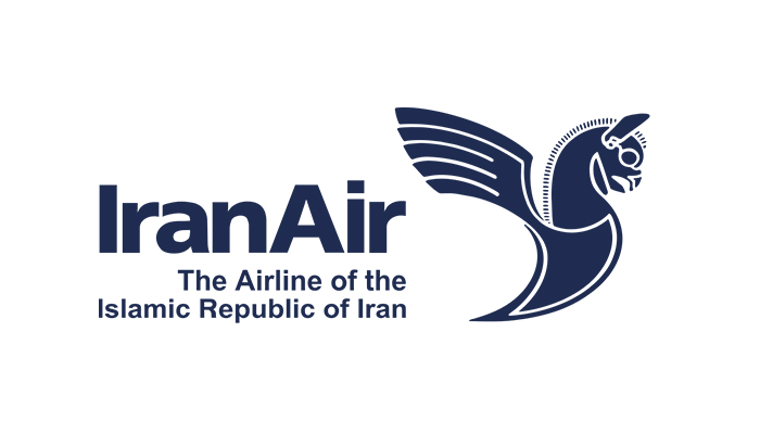 لوگو ایران ایر با نماد پرنده افسانه ای