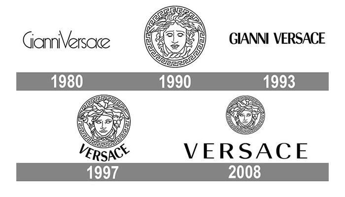 تاریخچه لوگو ورساچه
