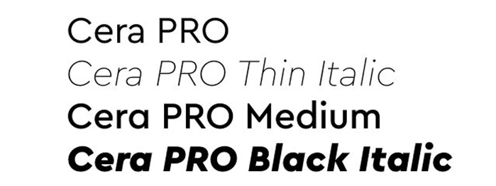 فونت های لاتین برای لوگو