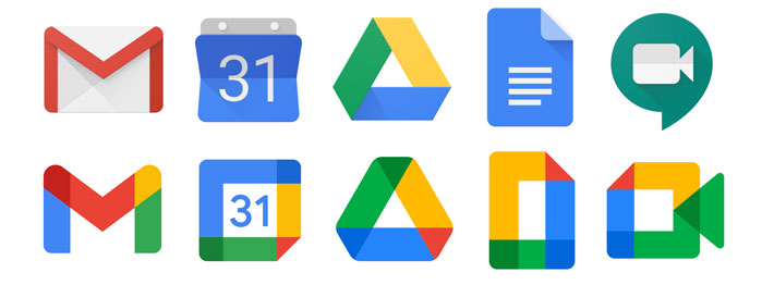 رنگ های لوگو گوگل