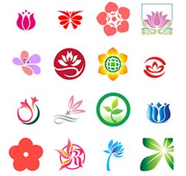 اصول طراحی لوگو گل 