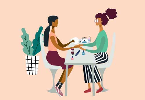 اصول طراحی لوگوی کاشت ناخن